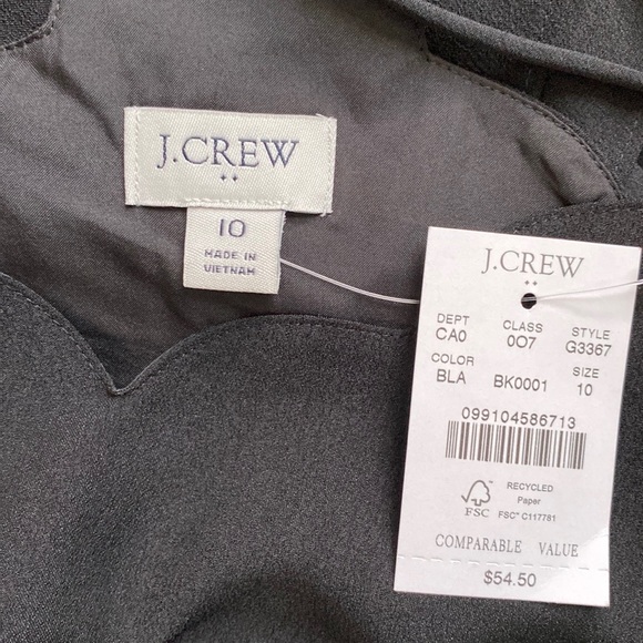 J. Crew Scalloped V-Neck Top - Picture 5 of 9